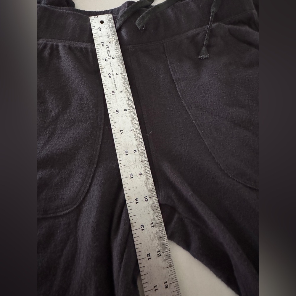 Spiritual Gangster Fuzzy Warm Charcoal Lounge Pants Small NEW - Picture 6 of 7
